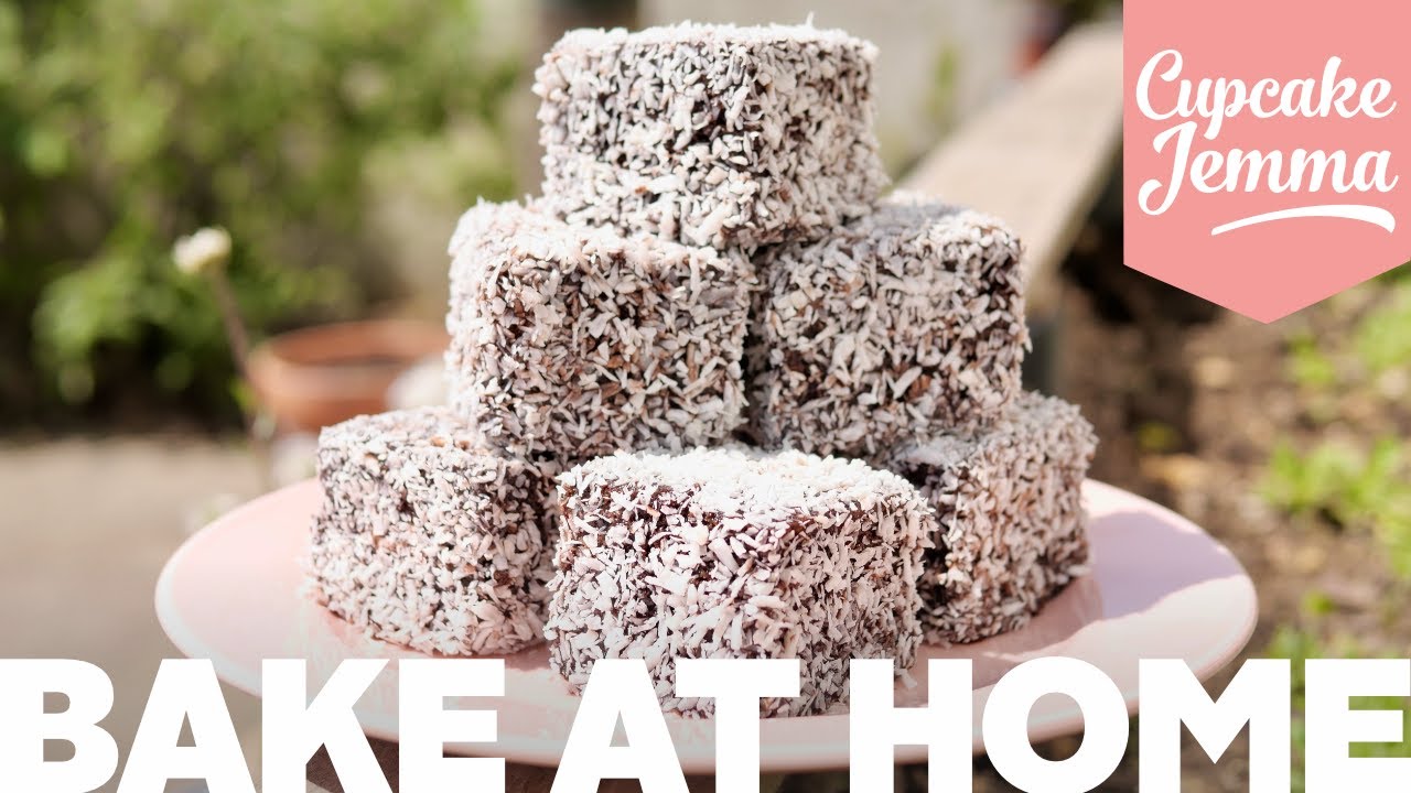 Super Easy, Ridiculously Tasty Lamingtons Recipe! | Bake at Home | Cupcake Jemma | CupcakeJemma