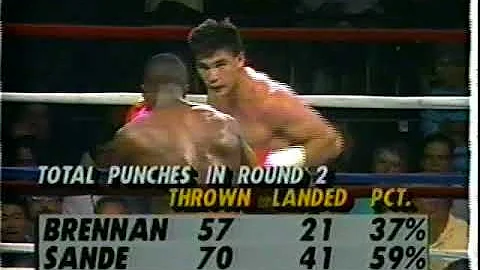 Sonny Brennan vs Chris Sande