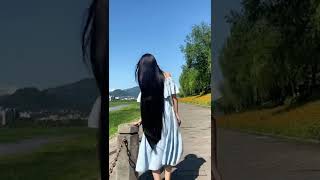 Beautiful Long Hair Style Tutorial #hairstyle #hairdesign #shorts