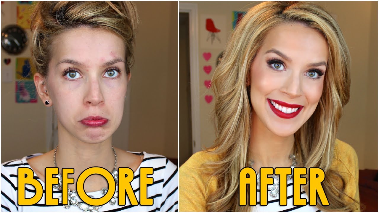 КРАСНЫЕ ГУБЫ + ПЫШНЫЕ ВОЛОСЫ Готовьтесь вместе со мной! | LeighAnnSays