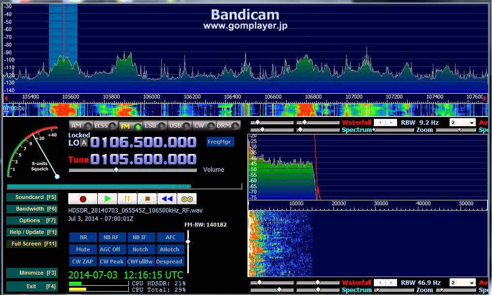 105.6 MHz Evrope Plyus / July 03, 2014 0700 UTC