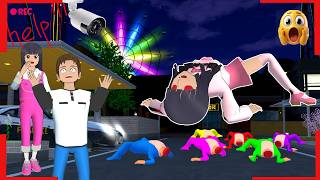 Yuta Mio Panik Cctv Rekam Hantu Baby Celine Kayang di depan rumah 😱 || Sakura School Simulator