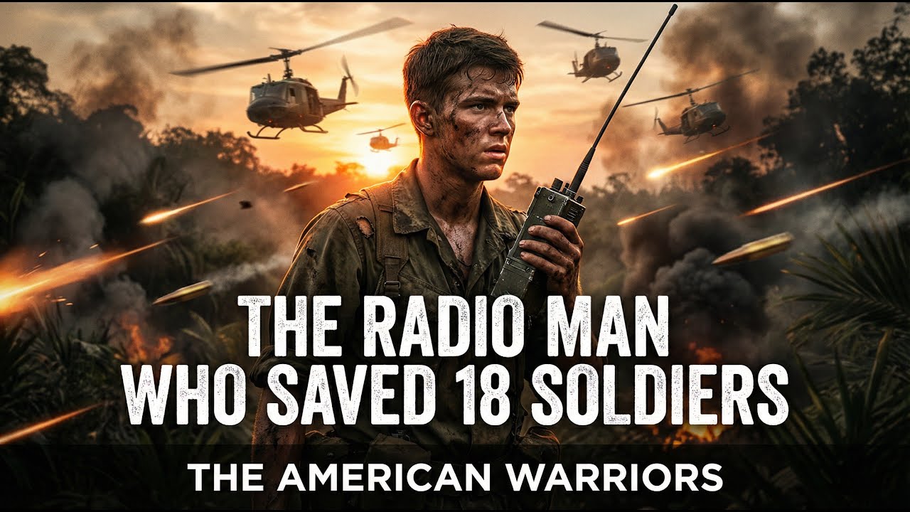“The Radio Man Who Saved 18 Soldiers | True Vietnam War Hero Story | The American Warriors”