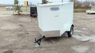 Continental Cargo by Forest River 4x6 Enclosed Cargo Trailer - AAA Trailer Howell MI