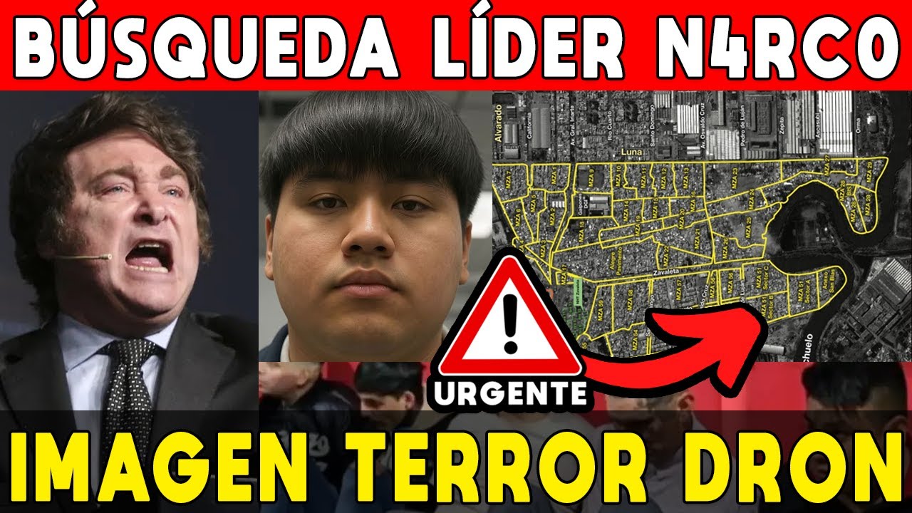 BÚSQUEDA LÍDER N4RC0 🚨 IMAGEN TERROR DRONES ⚠️ VILLA ZAVALETA Triple crimen: justicia lo busca