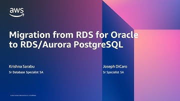 Best Practices to migrate from Amazon RDS for Oracle to Aurora/RDS for PostgreSQL - AWS