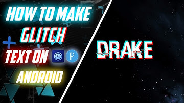 ✅How to make glitch text on android