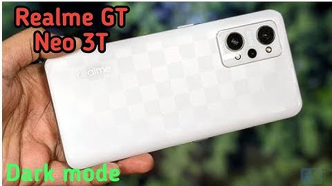 Dark Mode Enable In Realme GT NEo 3T, Dark Mode Setting In Realme GT NEo 3T, How To