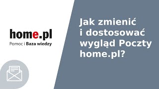Pierwsze logowanie i konfiguracja profilu Poczty home.pl - YouTube