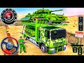 US Army Transport Simulator 3D - Army Vehicle Transporter Truck Driving - Android GamePlay