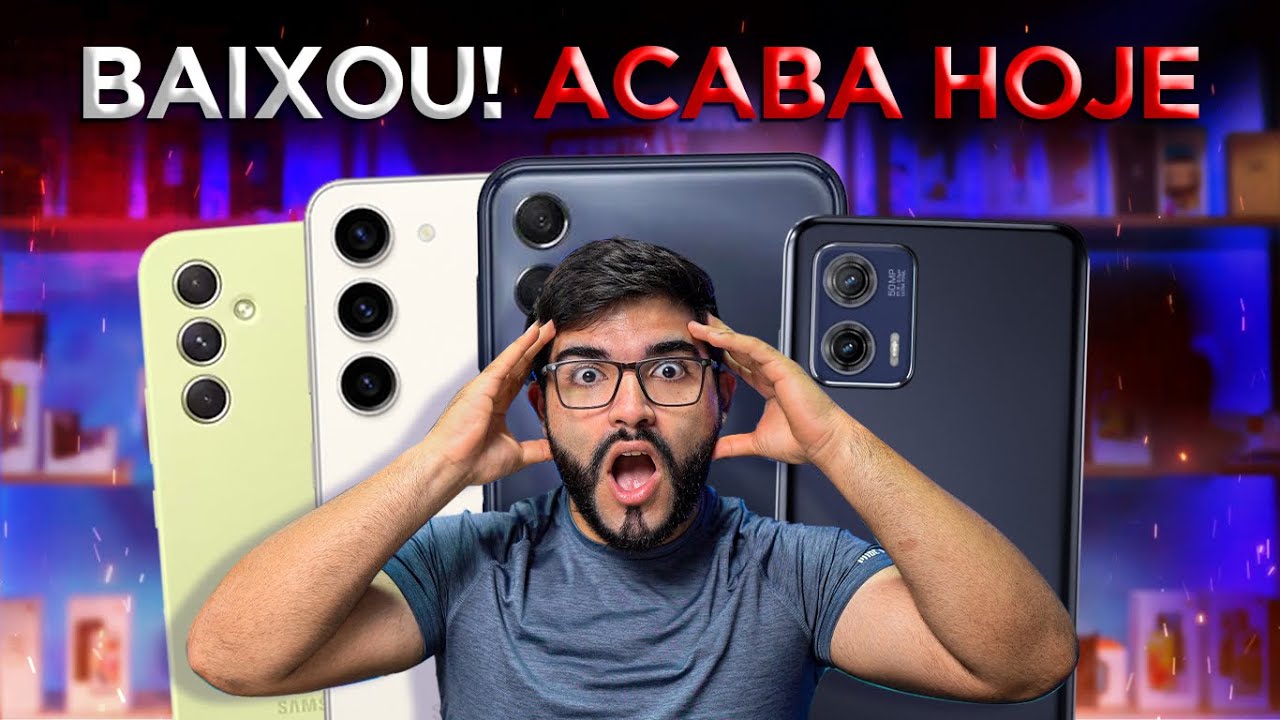 BAIXOU! ÚLTIMA oportunidade DO ANO para comprar Galaxy A54, S23, M34, Moto G73 e MAIS! (acaba hoje)