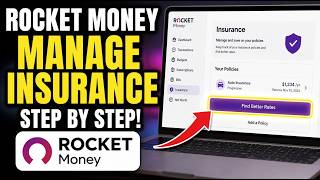 How to setup managing insurance through Rocket Money - Step By Step