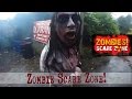 Alton towers zombies scare zonemaze daytime pov  2014 scarefest