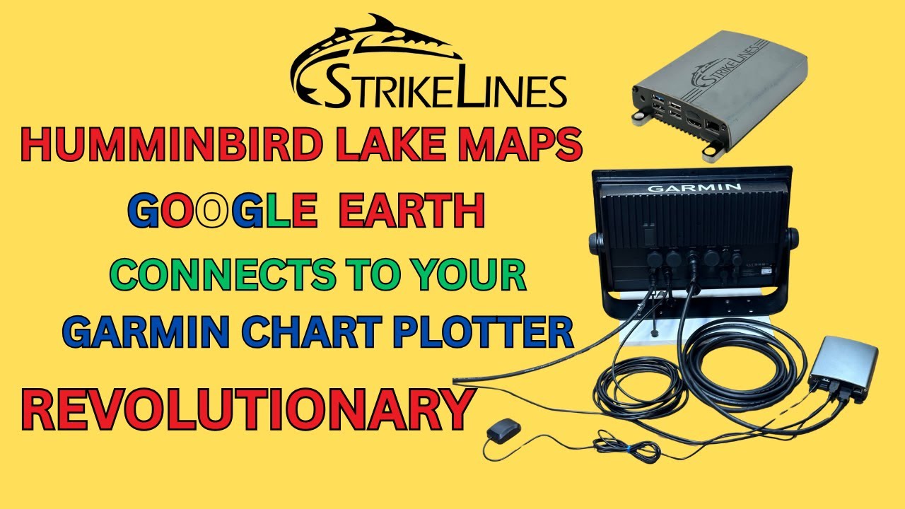 "MUST SEE" Lake Maps, Google Earth On Your Garmin "StrikeLines Interface Box"