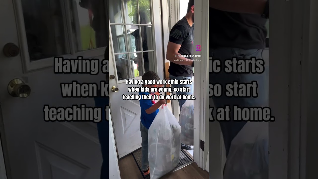 It starts young, so teach them. 