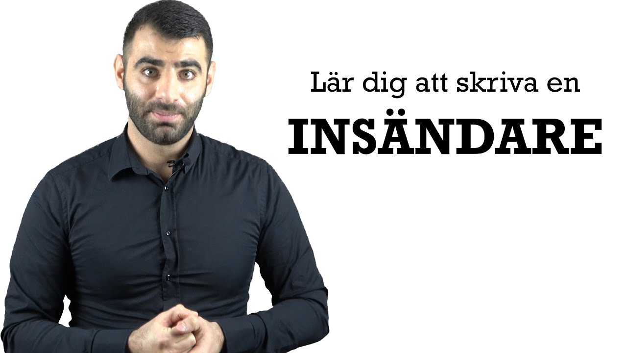 Lär dig att skriva en insändare (argumenterande text)
