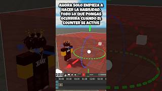 COMO CREAR COUNTERS EN TSB CON EL SKILL BUILDER 🔥 #roblox #thestrongestbattlegrounds #shorts