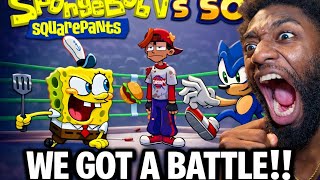 THIS GOT OUTTA POCKET!! 🤯 | SpongeBob vs Sonic Beatbox Battle (REACTION)