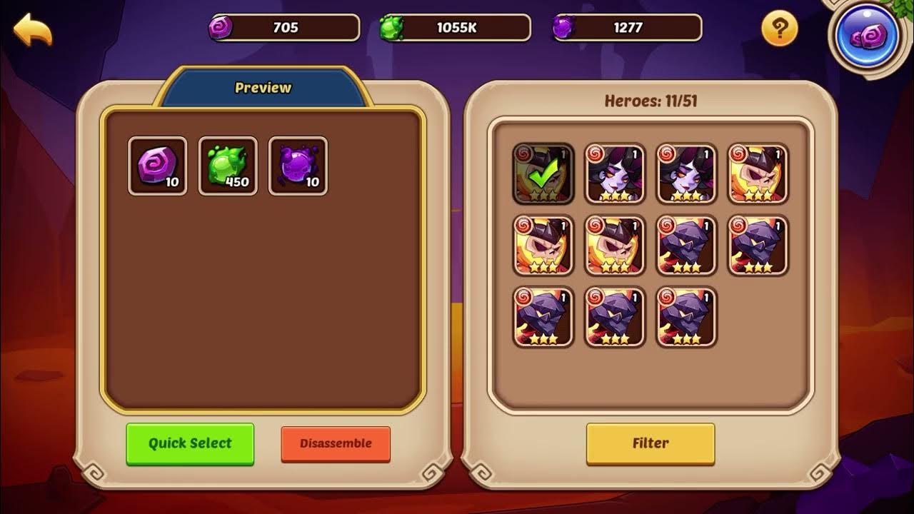 How To Delete / Get Rid of Heroes in Idle Heroes YouTube