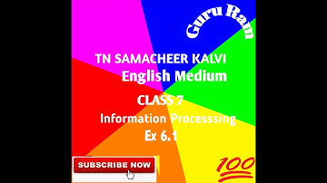 class 7 information processing
