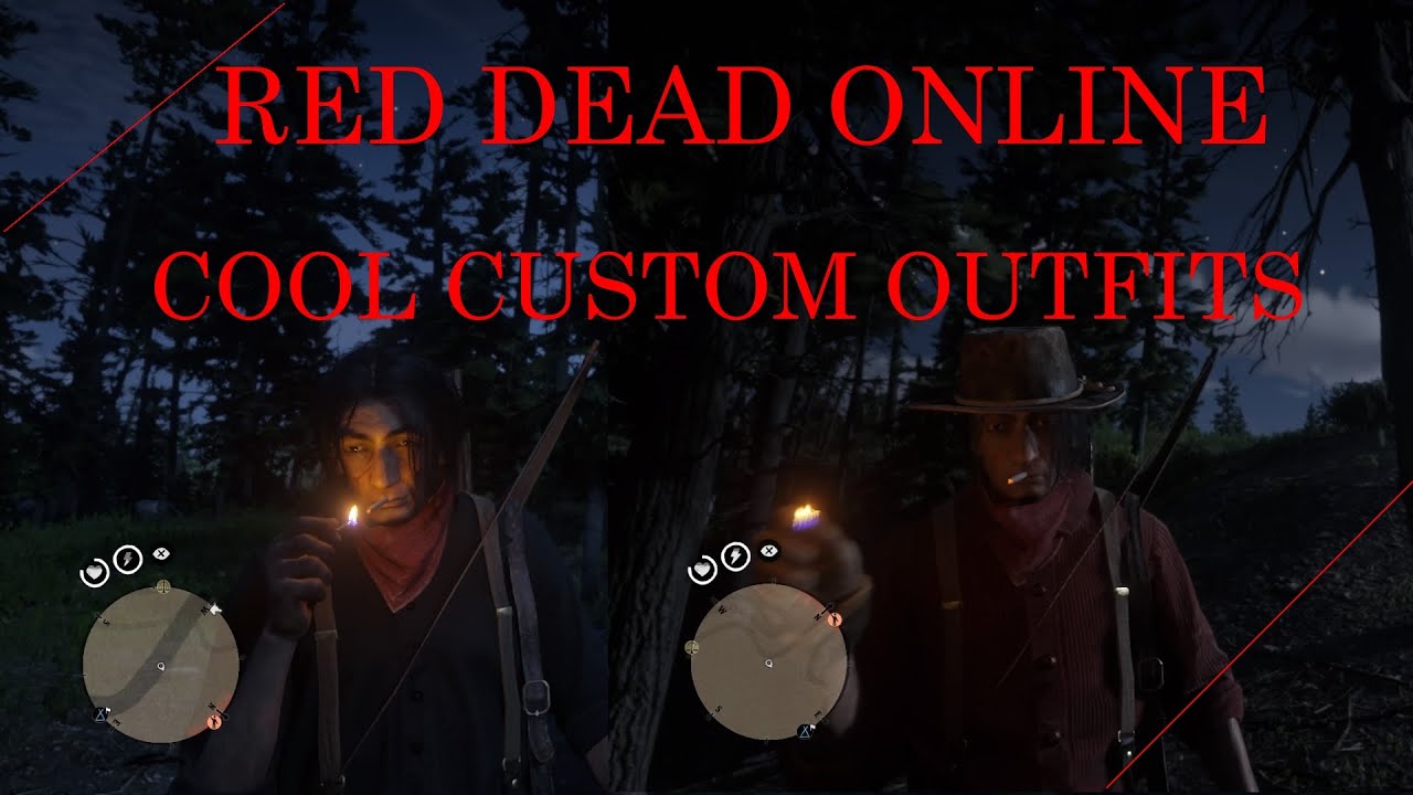 2 CUSTOM COOL OUTFITS (RDR2 ONLINE) - YouTube