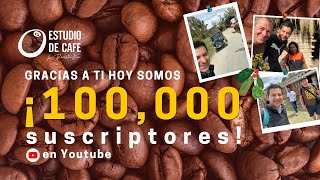 Hoy somos 100 000 suscriptores en Youtube