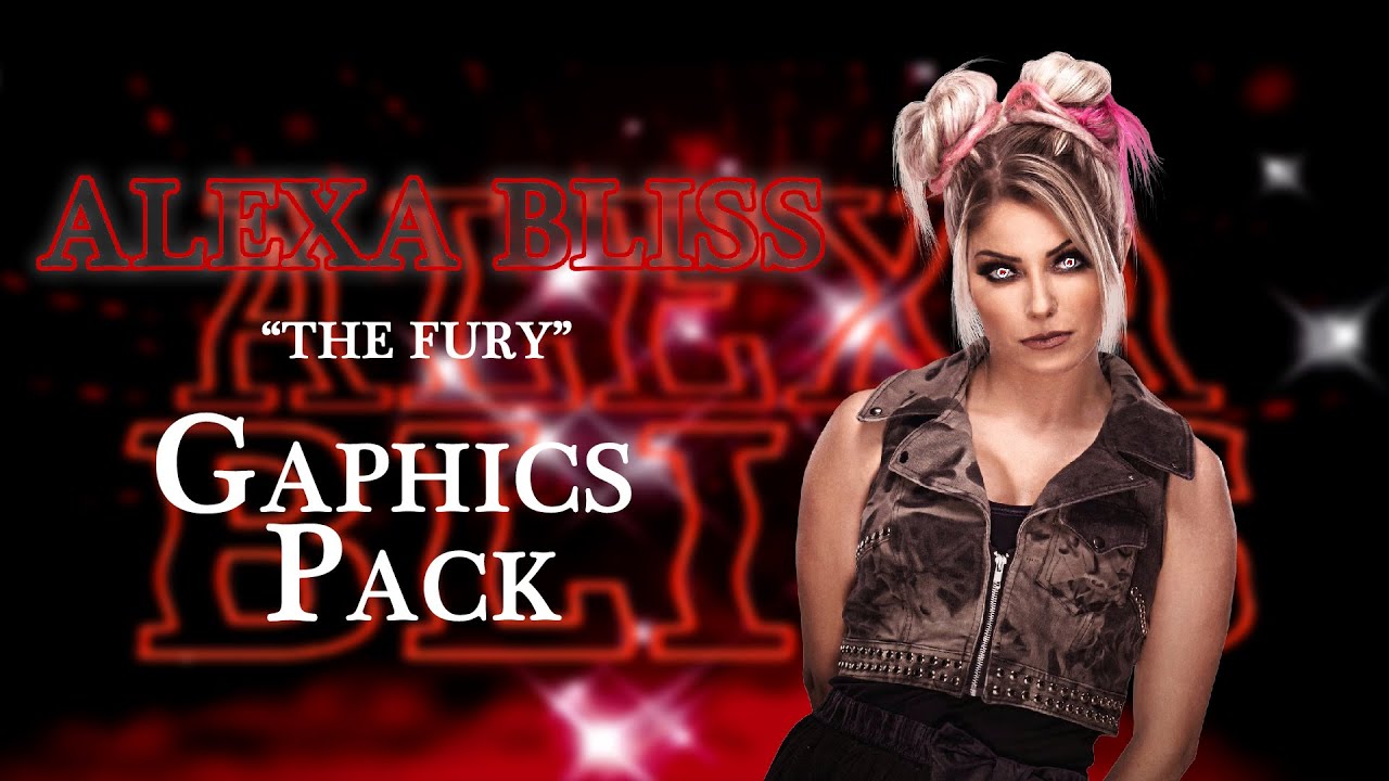 WWE Graphics - Alexa Bliss ''Fury'' Graphics Pack 2020-21 Update