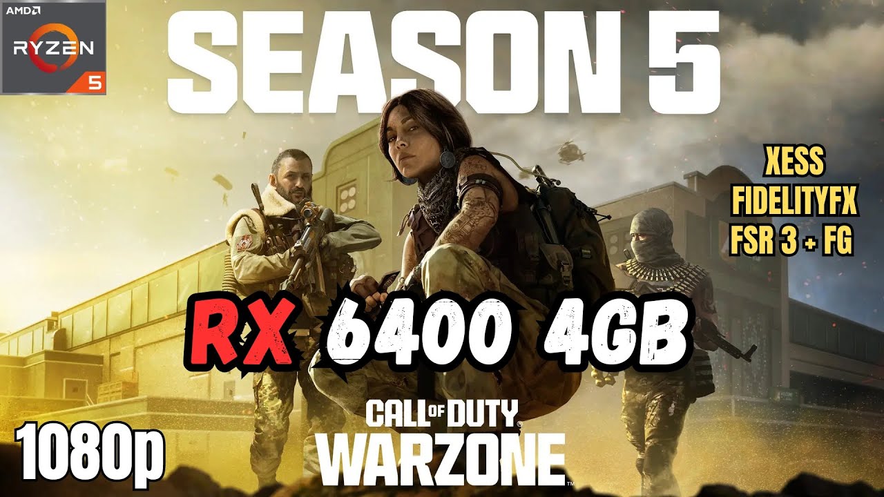 RX 6400 ✅ COD Warzone 3 : Temporada 5 | Test Rendimiento |