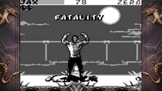 Mortal Kombat II All Fatalities Game Boy