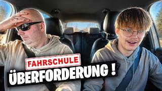 PURE ÜBERFORDERUNG! • Fahrstunde mit Justin