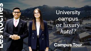 A hospitality university that looks like a mountain resort | Les Roches Crans-Montana campus tour