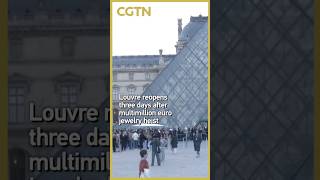 Louvre reopens three days after multimillion euro jewelry heist
Louvre reopens three days after multimillion euro jewelry heist Louvre reopens three days after multimillion euro jewelry heist