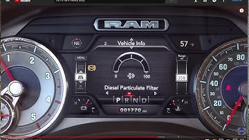 2019 Ram Cummins, Manual Regen?