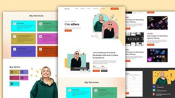 Complete Portfolio website in HTML CSS and JavaScript  | Portfolio Website templates | uicode.in