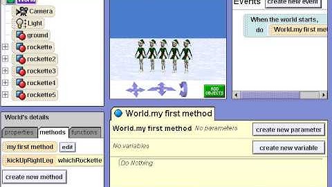 Alice Programming - Lists