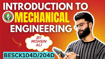 Introduction To Mechanical Engineering Vtu Important Questions | BESCK104D/204D
