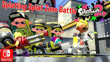 Nintendo Splatoon 2 Custom Hydra Splatling Splat Zones Gameplay Multiplayer Ranked Battle Switch
