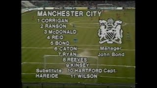 1981/82 - Man City v Liverpool (Division 1 - 10.4.82)