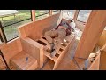 How to Build a Pull Out Couch In Your Conversion | Short Bus Building