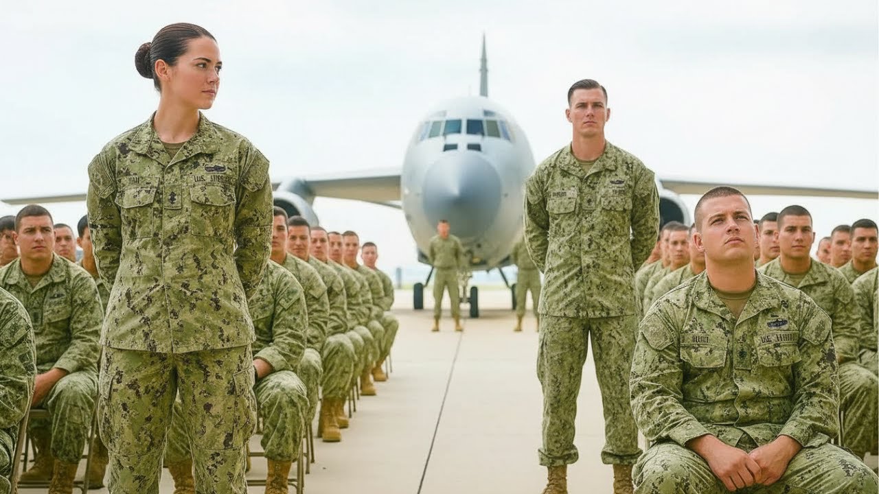 „Der SEAL Kapitän fragte： ‚Gibt es hier Kampfpiloten？‘ – sie erhob sich still von ihrem Platz“