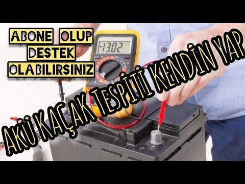 Araçdaki elektrik (akü) kaçağı tespiti ve çözümü