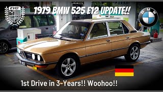 WEEVIL UPDATE: 1979 BMW 525 E12 is ALIVE! - FIRST DRIVE in 3 YEARS!! | EvoMalaysia.com