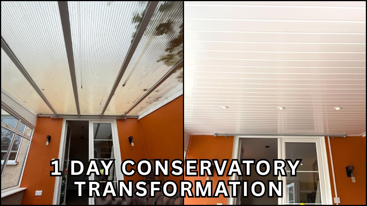 Lean-To Conservatory Insulated Ceiling Installation | 1-Day Summer Transformation!