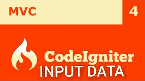 Codeigniter 4 untuk pemula | #4 Input Data