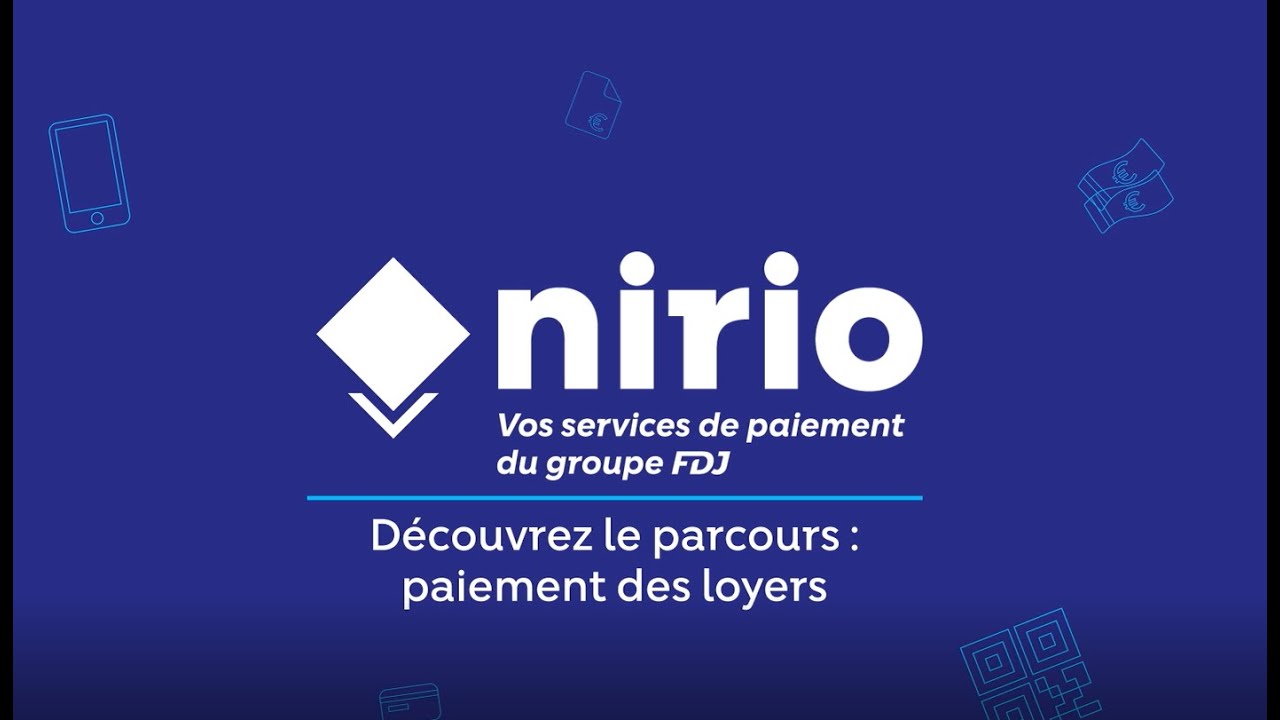 Tuto payer son loyer en espèces ou carte avec l’App Nirio – Solution de paiement du Groupe FDJ