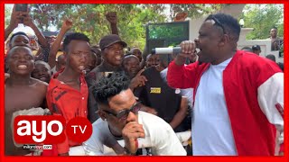 JIONEE UMATI WA MASHABIKI ULIVYOFURIKA HOTELI YA WASANII, BABA LEVO NA BADDEST WAPATA SHANGWE