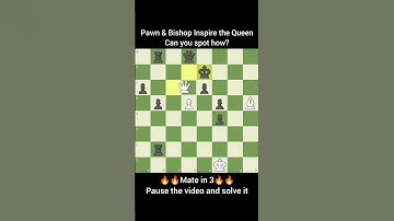 Chess Puzzle Walkthrough | Mate in 3 #chess #checkmate #chesspuzzle #chesscom #gaming