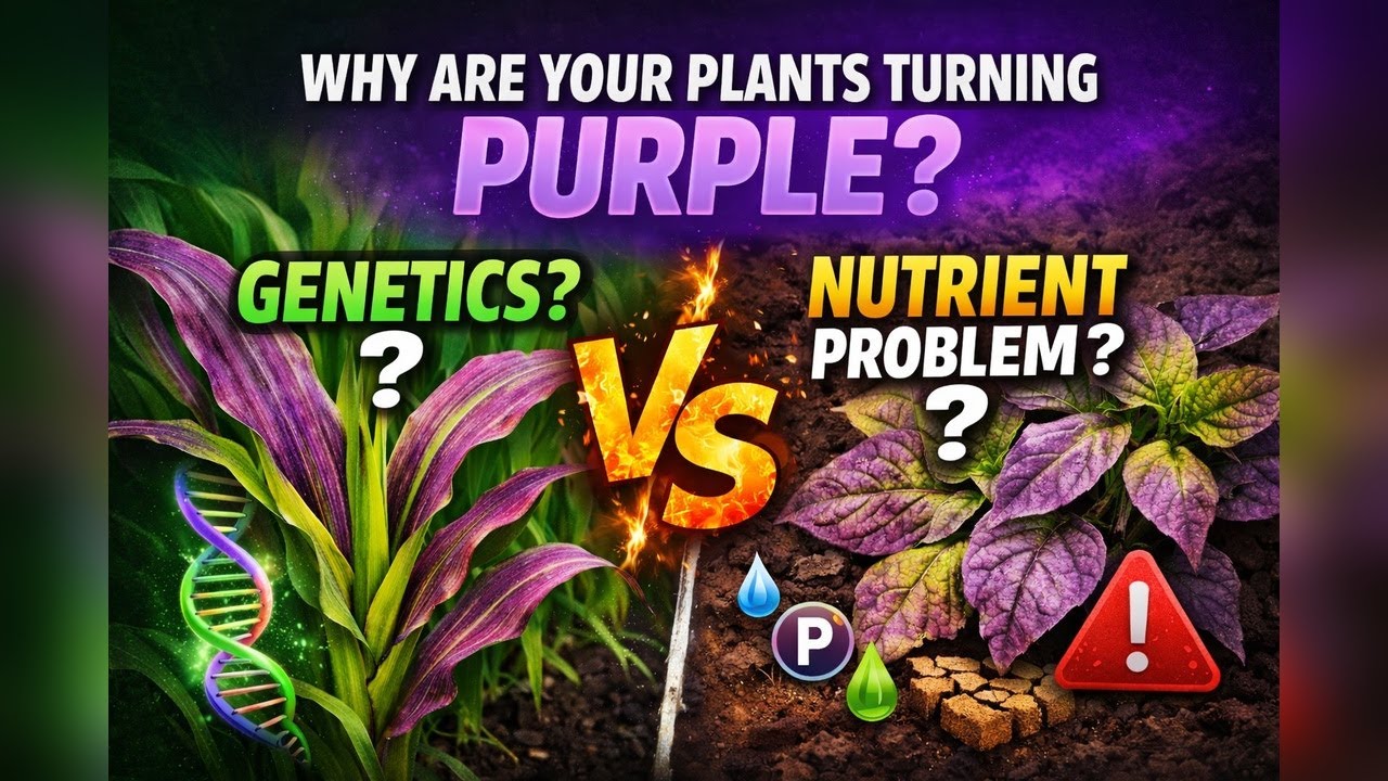 How to FIX purple streaking in plants  FAST! (its not genetics)