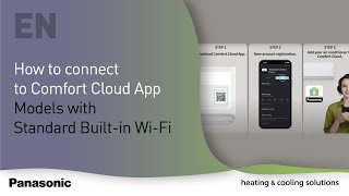 EN – How to connect to Comfort Cloud App. Models with Standard Built-in Wi-Fi screenshot 4