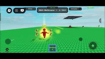 Getting my 100 streak on 360 no-scope in rng fight #roblox #rngfights